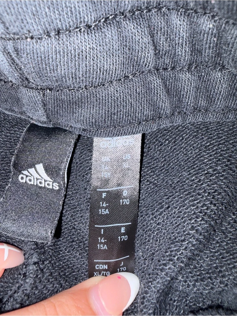 adidas Black Kids Athletic Shorts